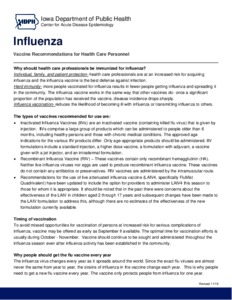 thesis statement for flu vaccine